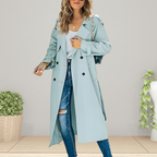 Dames tussenseizoen trenchcoat