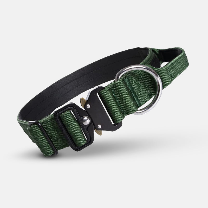 Tactische hondenhalsband met handvat
