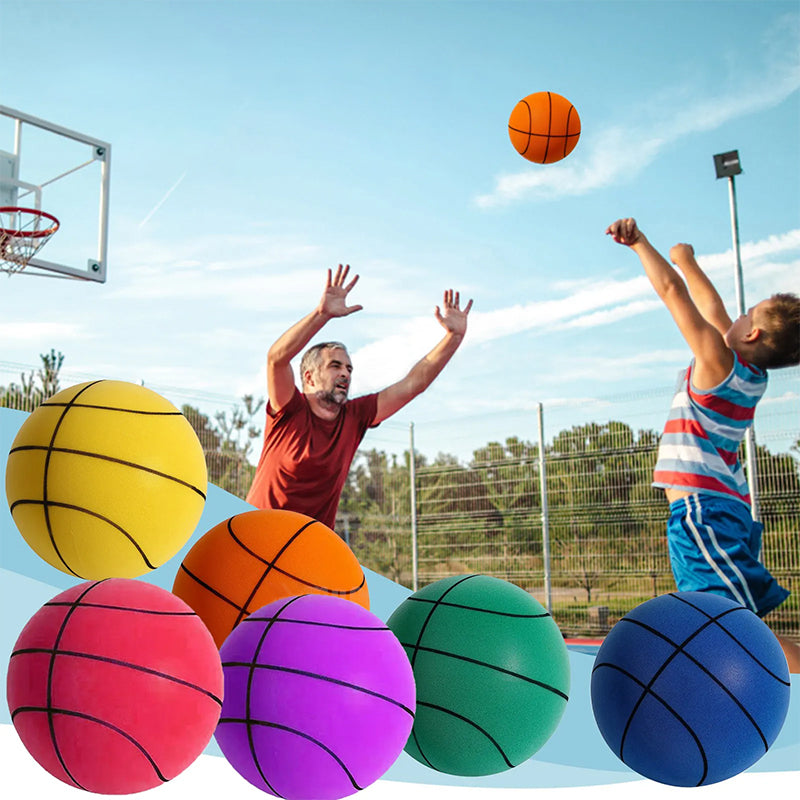 Geluidloze basketbal van pu-schuim voor kinderen