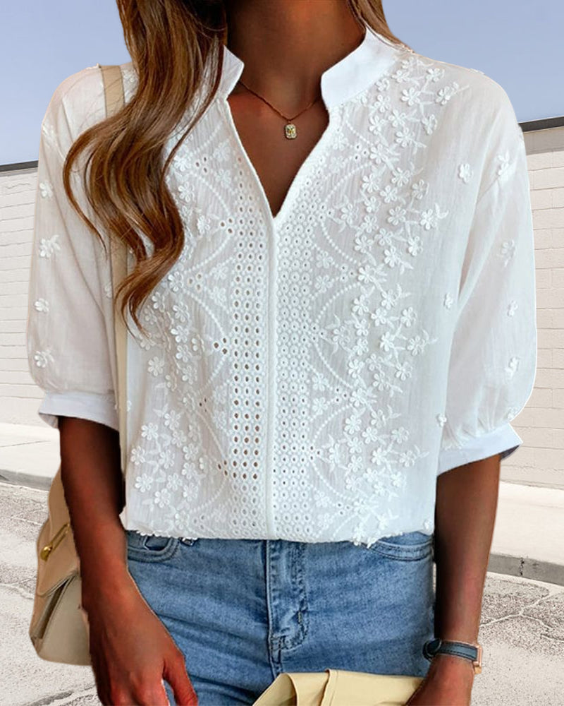 Lichtgewicht blouse met soepel vallende snit