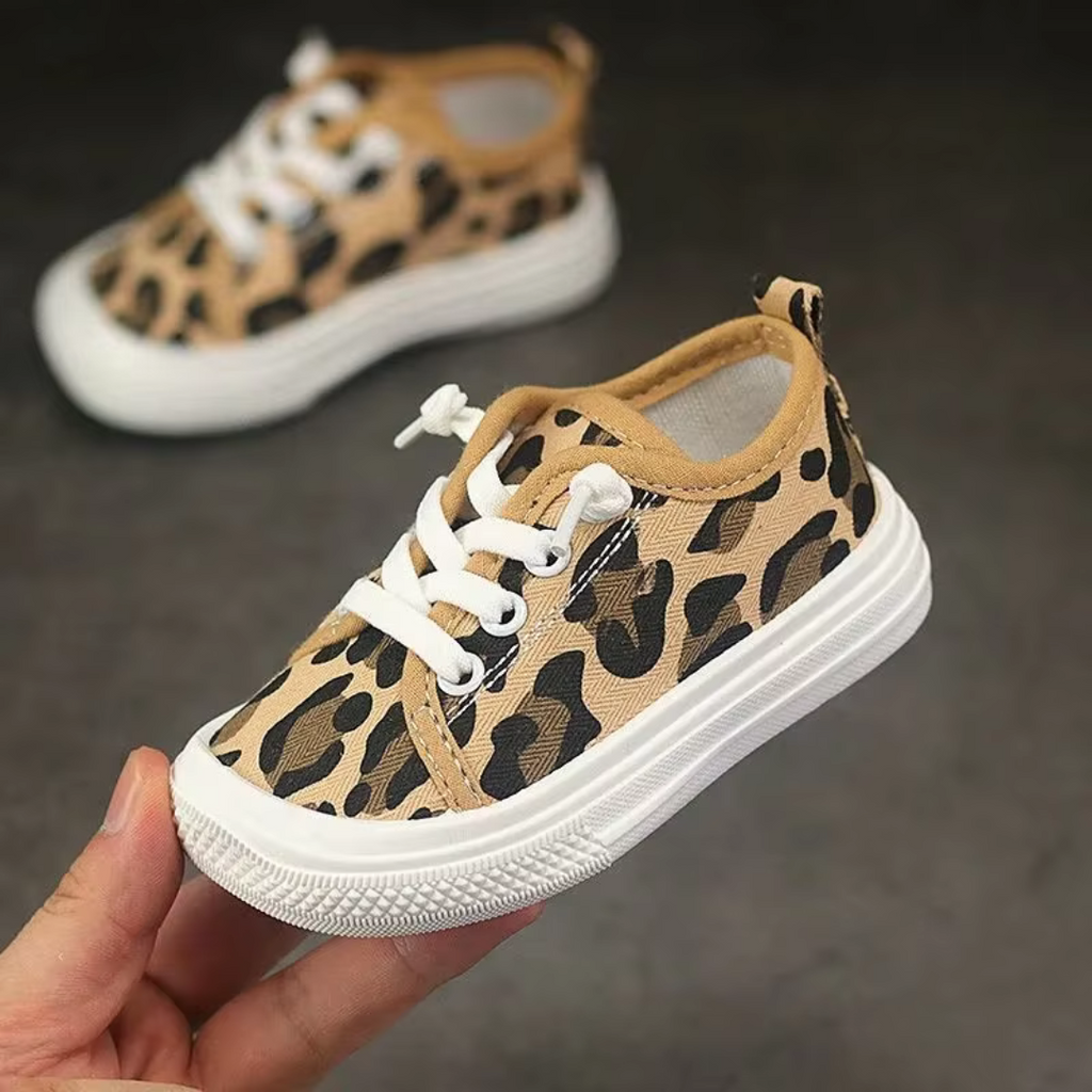 Kinder sneakers met panterprint