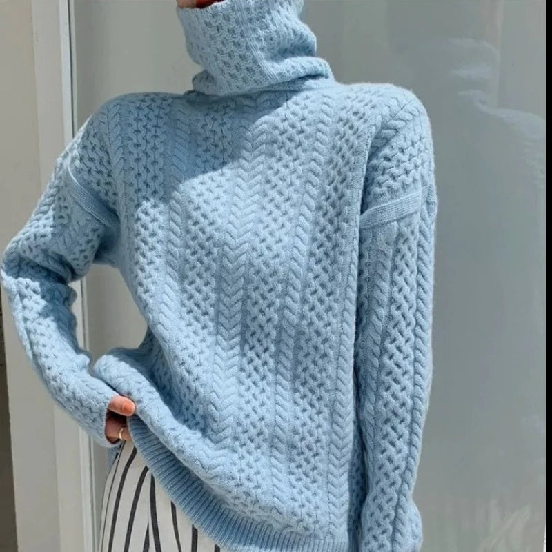 Kasjmier coltrui met geruit patroon
