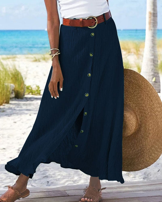 Lotte's lange, effen rok