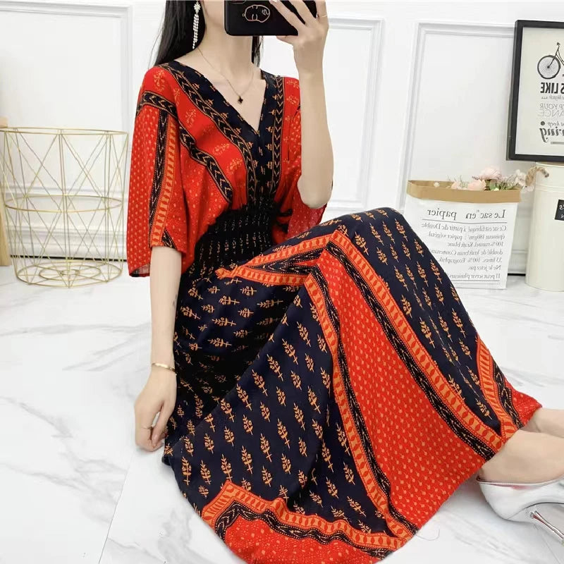 Mia maxi-jurk
