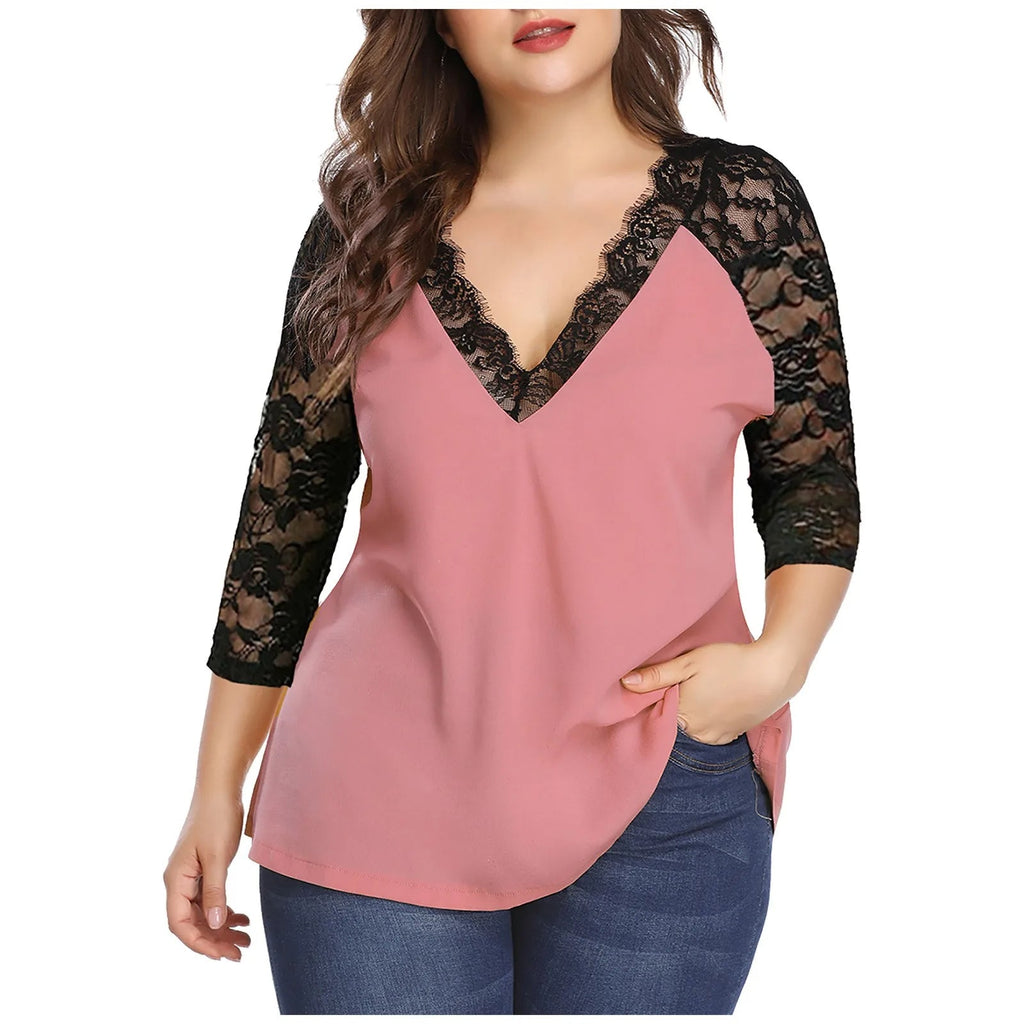 Isa plus-size blouse