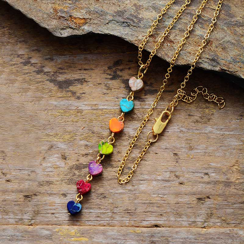 Nachthemel 7 chakra ketting hanger