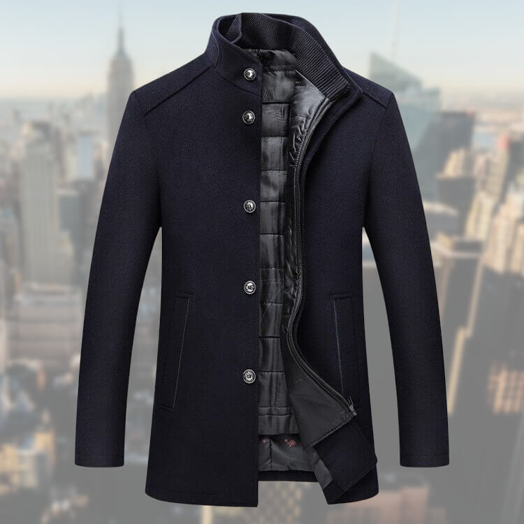 Herenjas met afneembaar vest