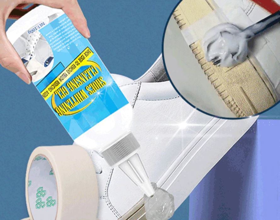 Schoenen vlek verwijderaar whitening reinigende gel
