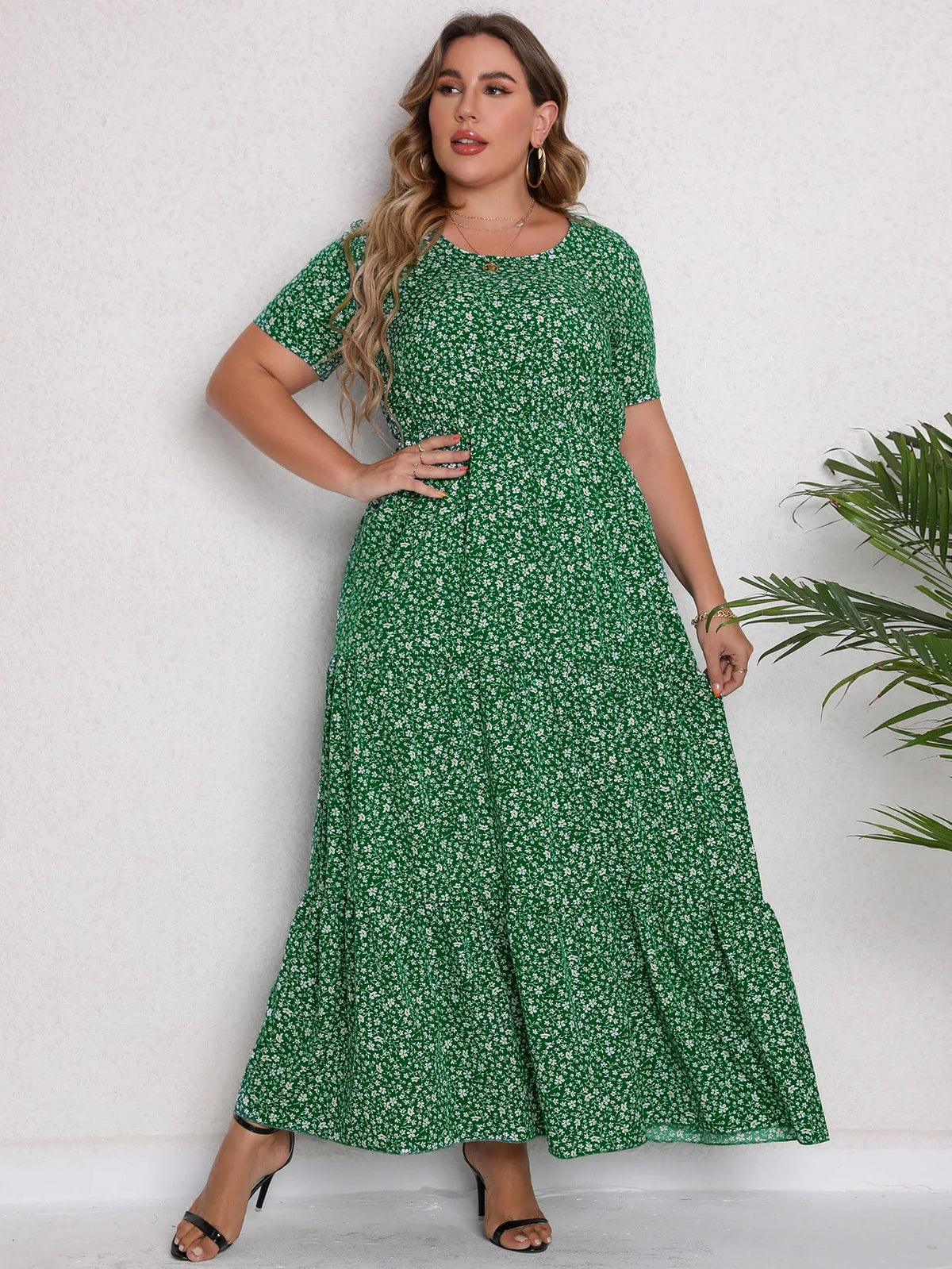 Stella plus-size maxi-jurk