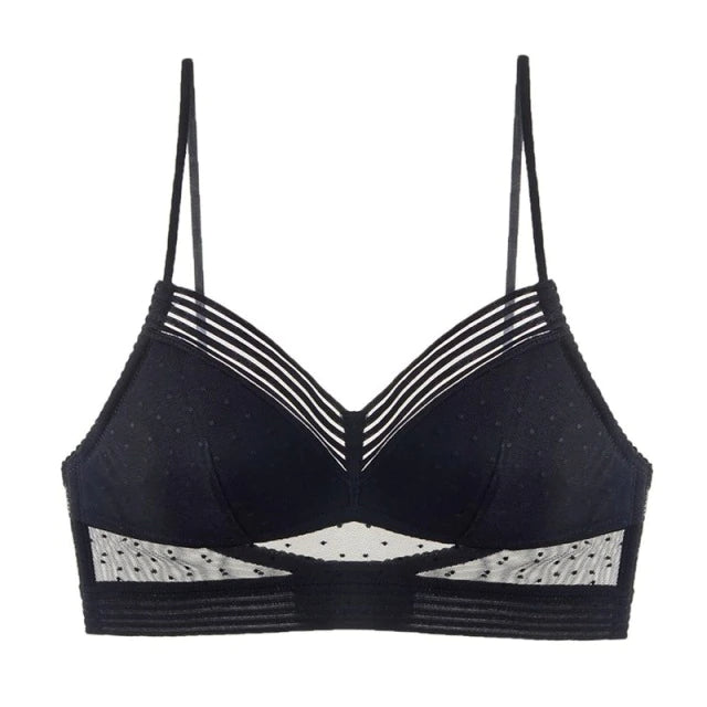 Low back wireless bra