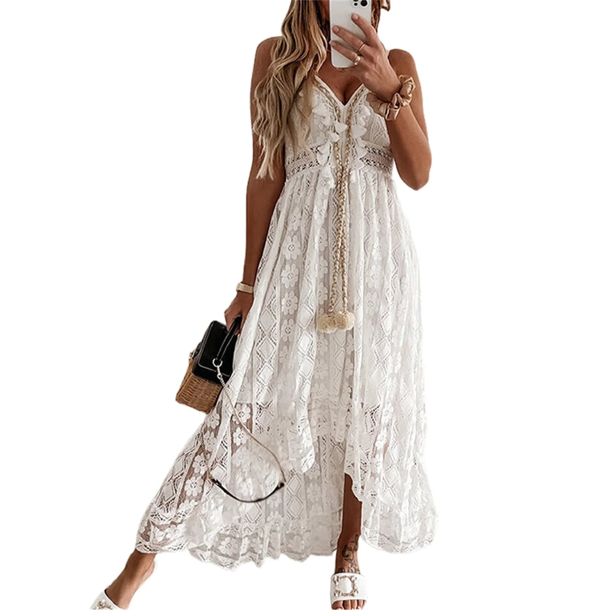 Esmiralda maxi-jurk