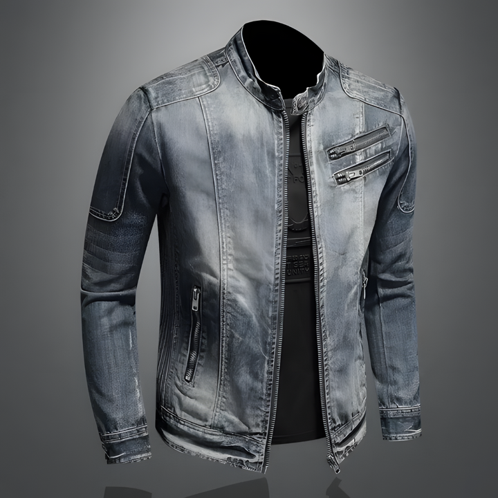 Vintage denim jack voor heren