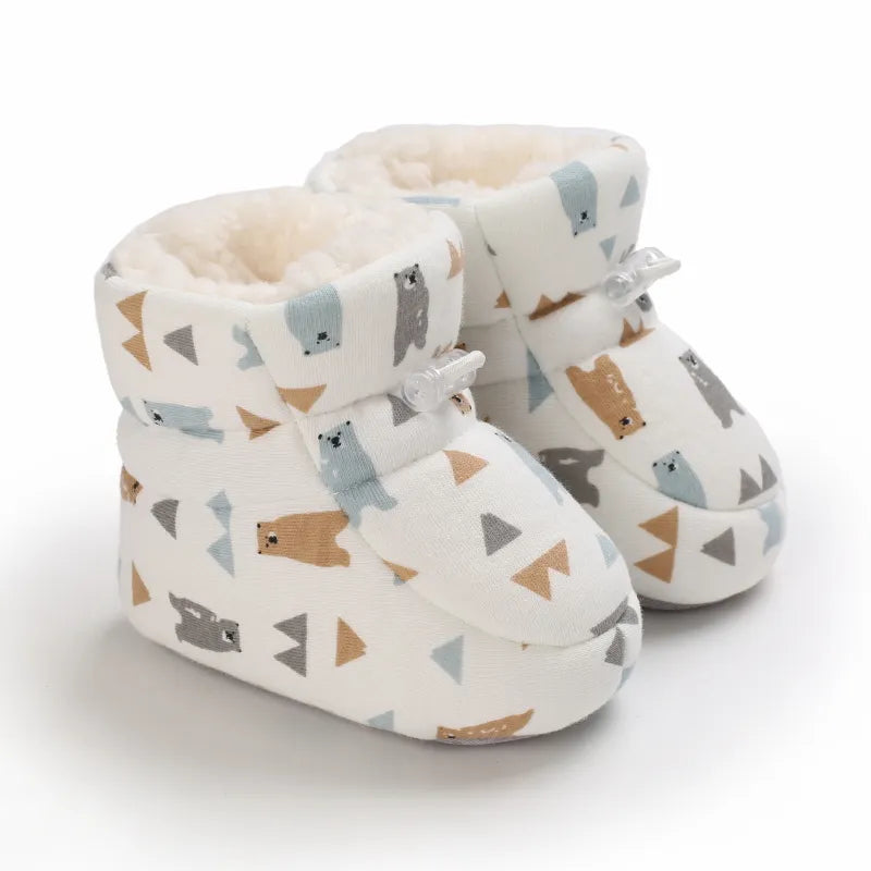 Warme winterschoentjes voor baby’s