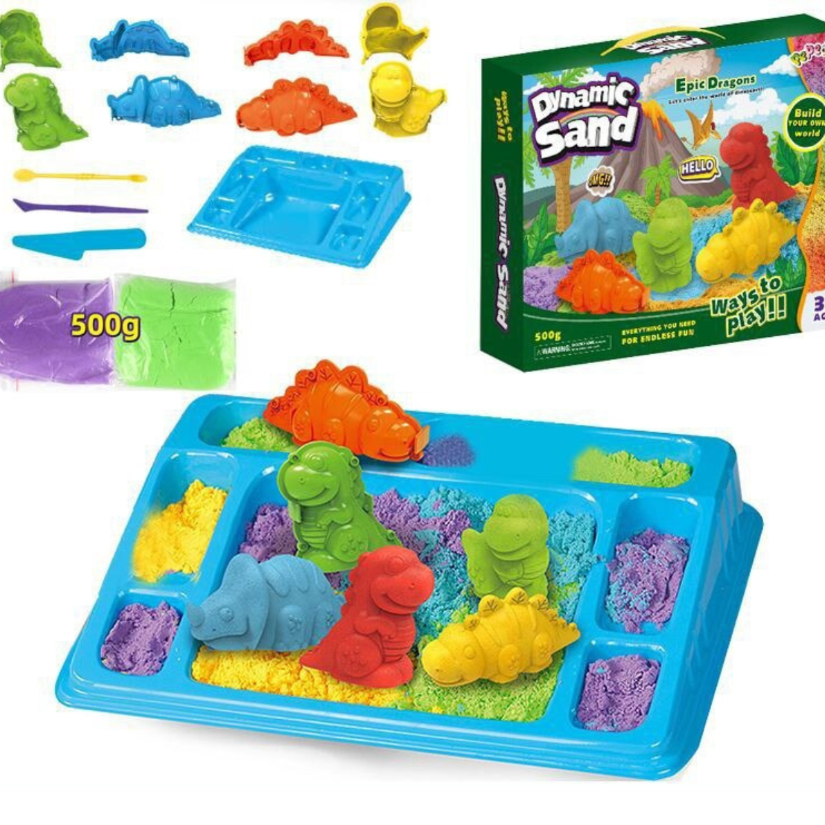 Kinetisch zand speelset