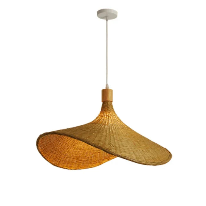 Rieten hanglamp