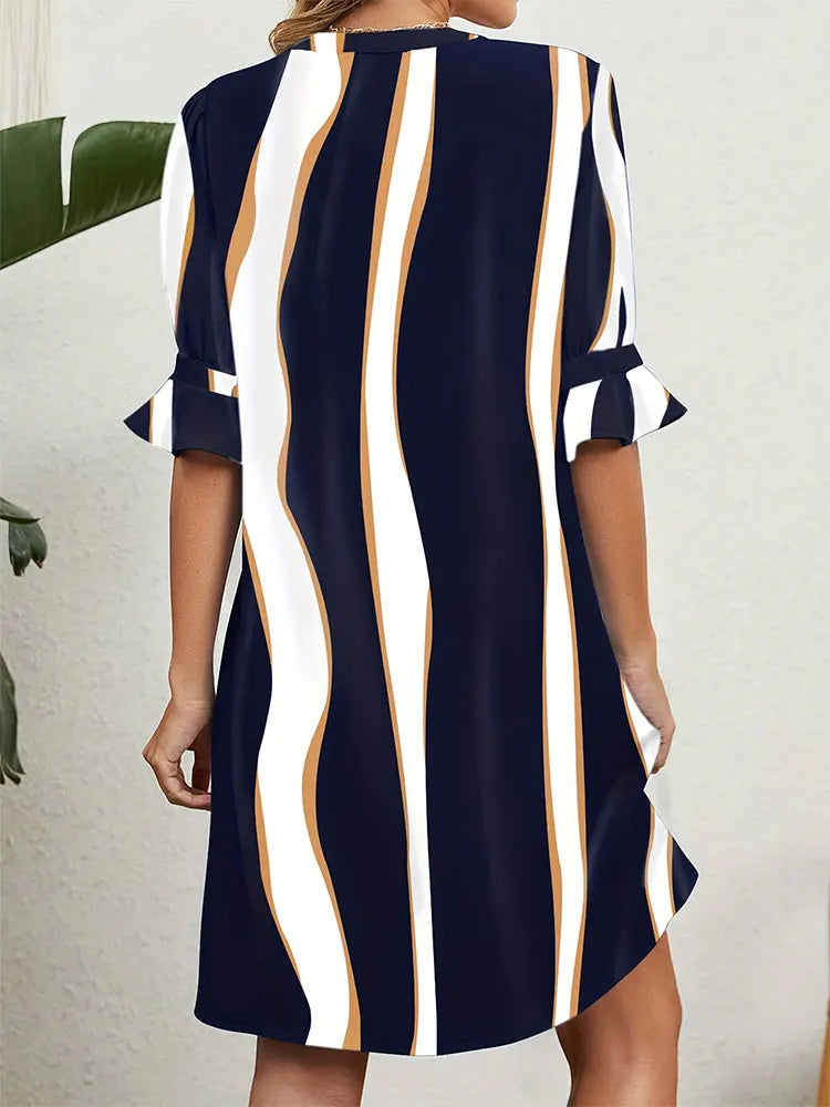 Monique plus-size jurk