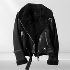 Dames sherpa bomberjack van fleece met rits — afbeelding 20