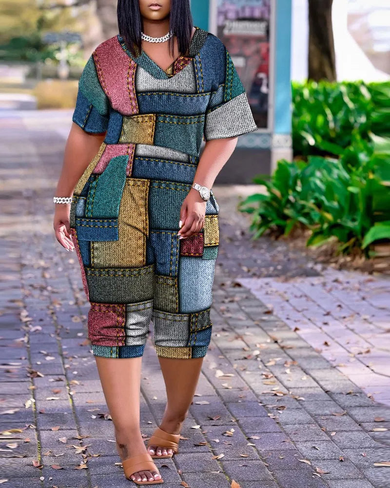 Aafke plus size playsuit