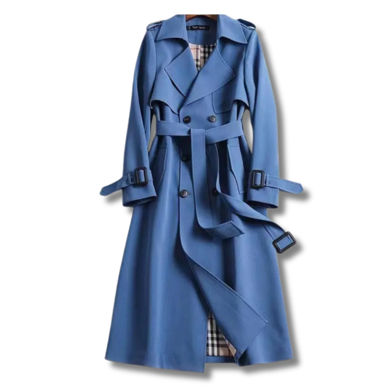 Berta | Trenchcoat met verstelbare ceintuur en mouwbanden
