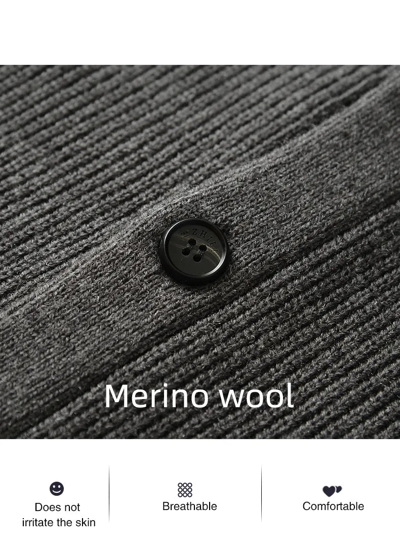 Rens merinowol vest