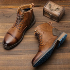 Vintage leren herenschoenen