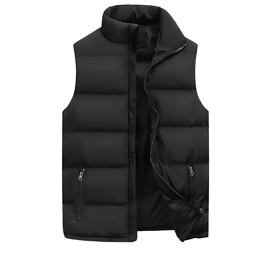 Xander | Gewatteerde herenbodywarmer met zakken