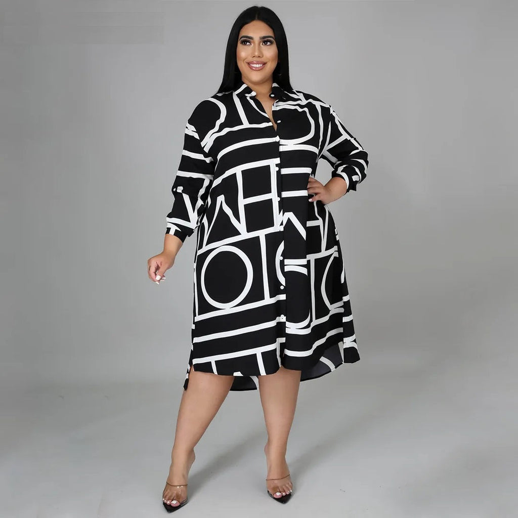 Georgia plus-size jurk