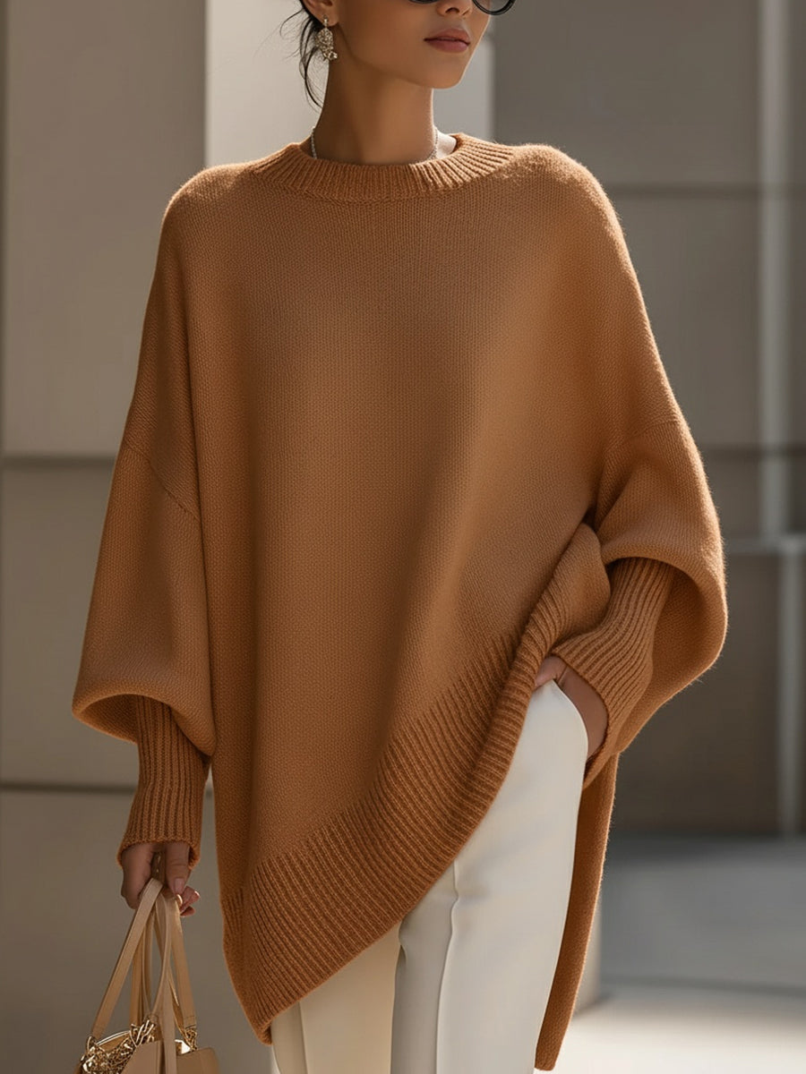 Franziska | Oversized poncho met soepel vallende vorm