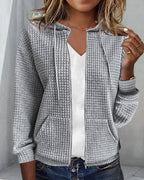 Casual comfort damesvest met zakken en trekkoorden — afbeelding 19