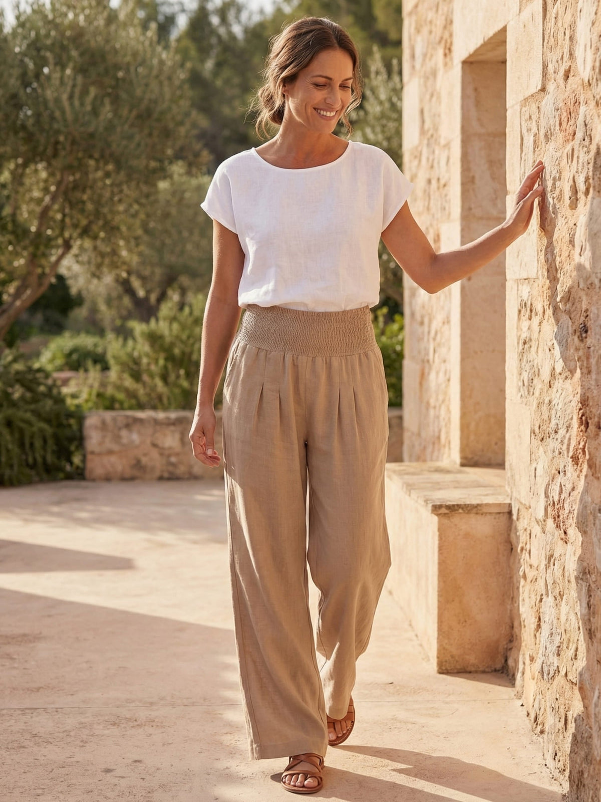 Linnen broek voor dames – Elin