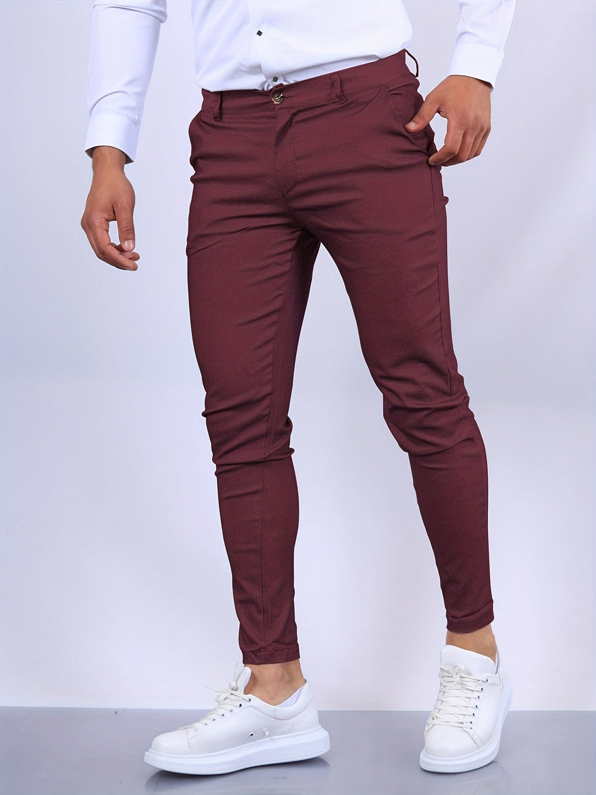 En comfortabele heren chino
