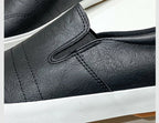 PU-leren heren slip-on sneakers