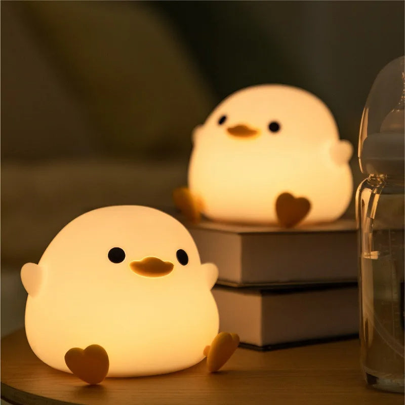 Schattige eenden nachtlamp