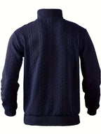 Vintage heren trui met rits