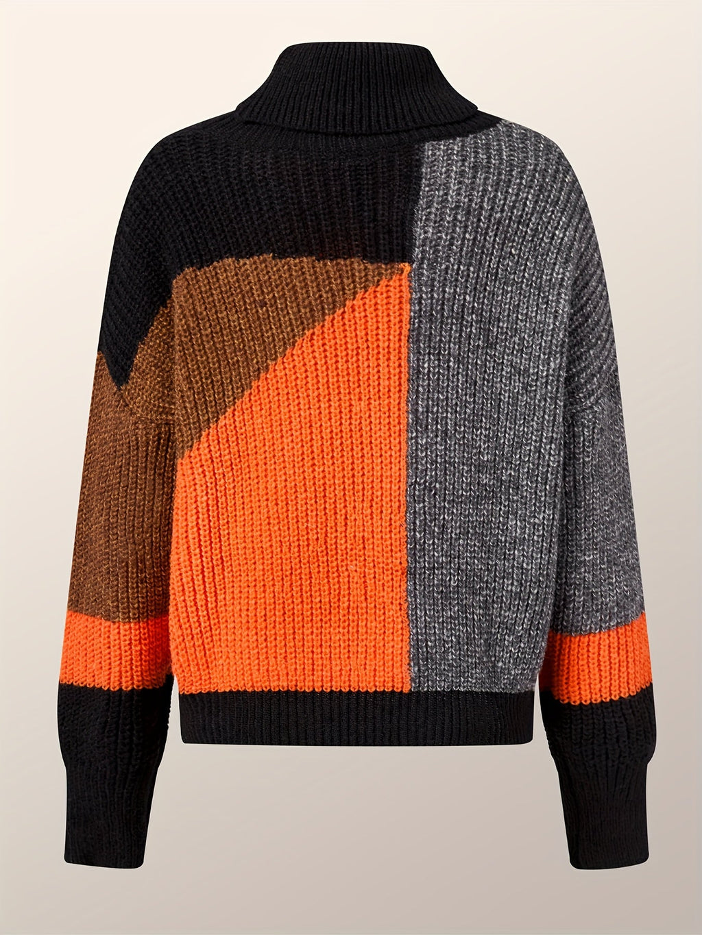 Warme sweater met col