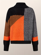Warme sweater met col