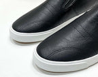 PU-leren heren slip-on sneakers