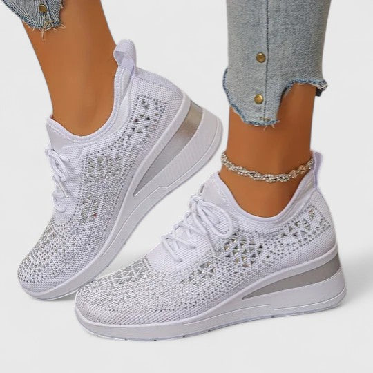 Schoenen met brede teenruimte en zachte demping