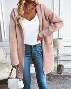 Halflang vest met zakken