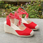 Espadrille sandalen voor dames