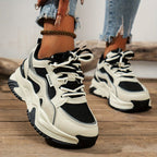 Dames sneakers met hoge zool