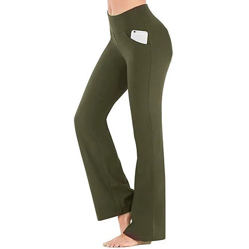 Dames yogabroek met hoge taille