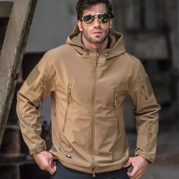Militair softshelljack voor heren Engelbert — afbeelding 3