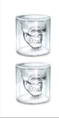 Shotglas met 3D-schedel