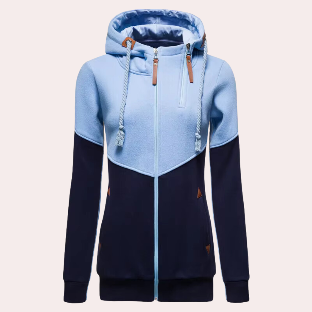 Sportief damesvest met rits