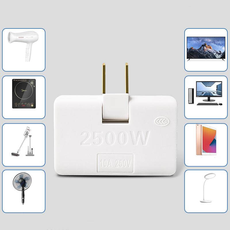 3-in-1 draaibare contactdoosconvertor