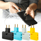 3-in-1 draaibare contactdoosconvertor