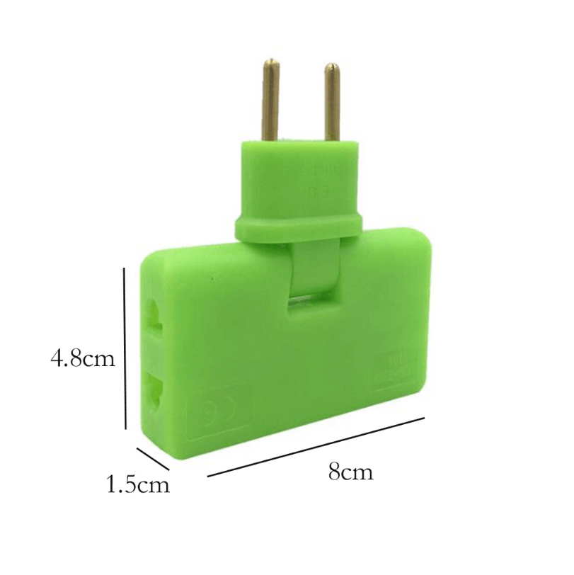 3-in-1 draaibare contactdoosconvertor – gewicht: 30g — afbeelding 17