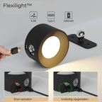 Luma360 – draadloze oplaadbare 360° muurlamp