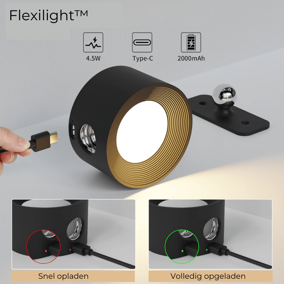 Luma360 – draadloze oplaadbare 360° muurlamp